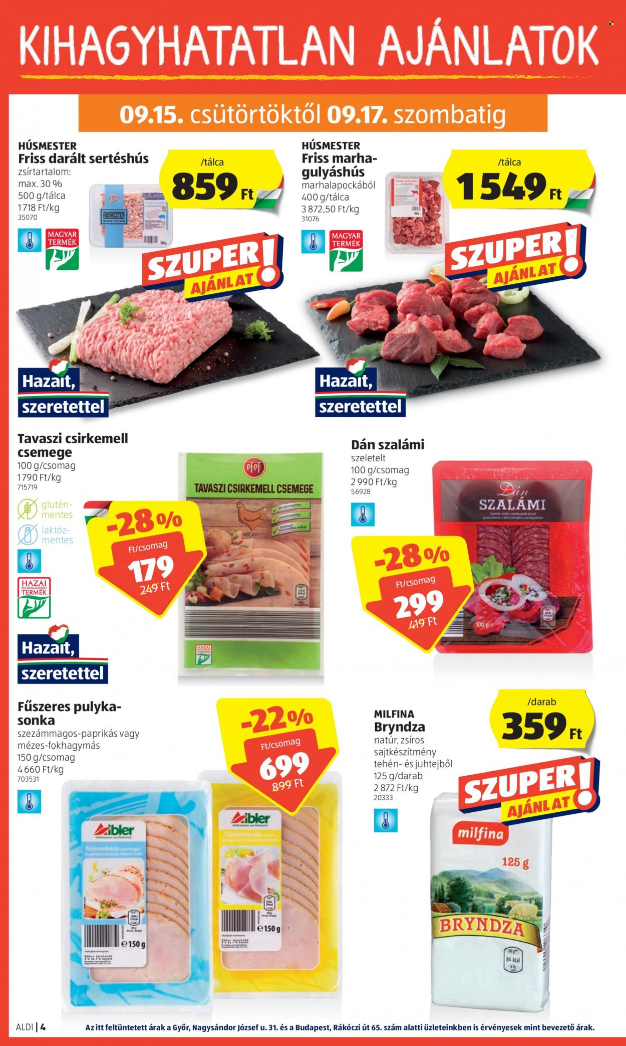 Aldi akciós újságok - 2022.09.15 - 2022.09.21. Oldal 4