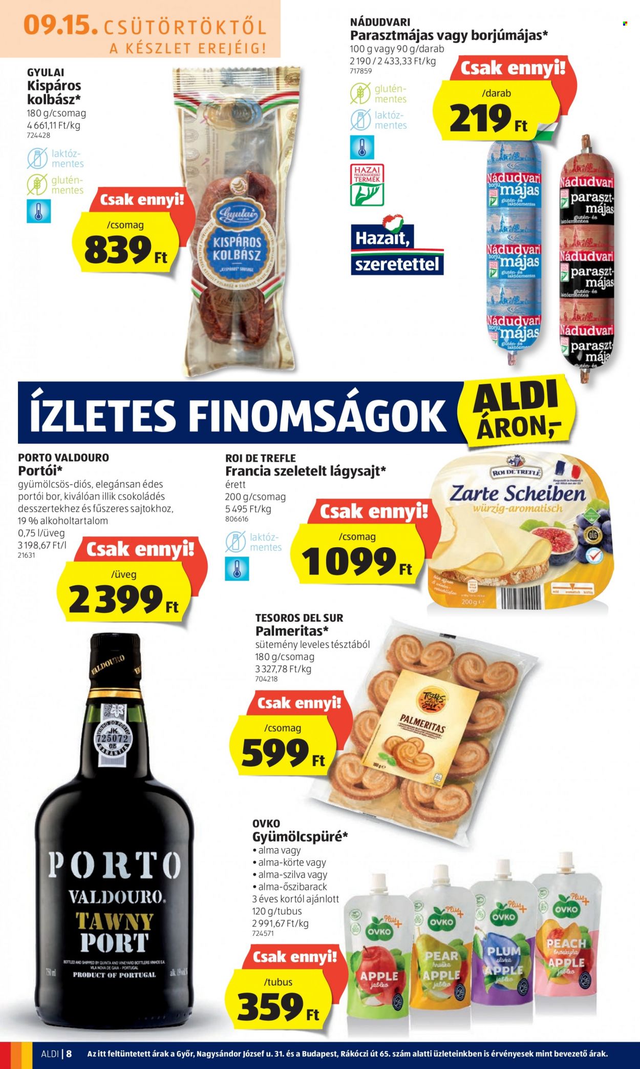 Aldi akciós újságok - 2022.09.15 - 2022.09.21. Oldal 8