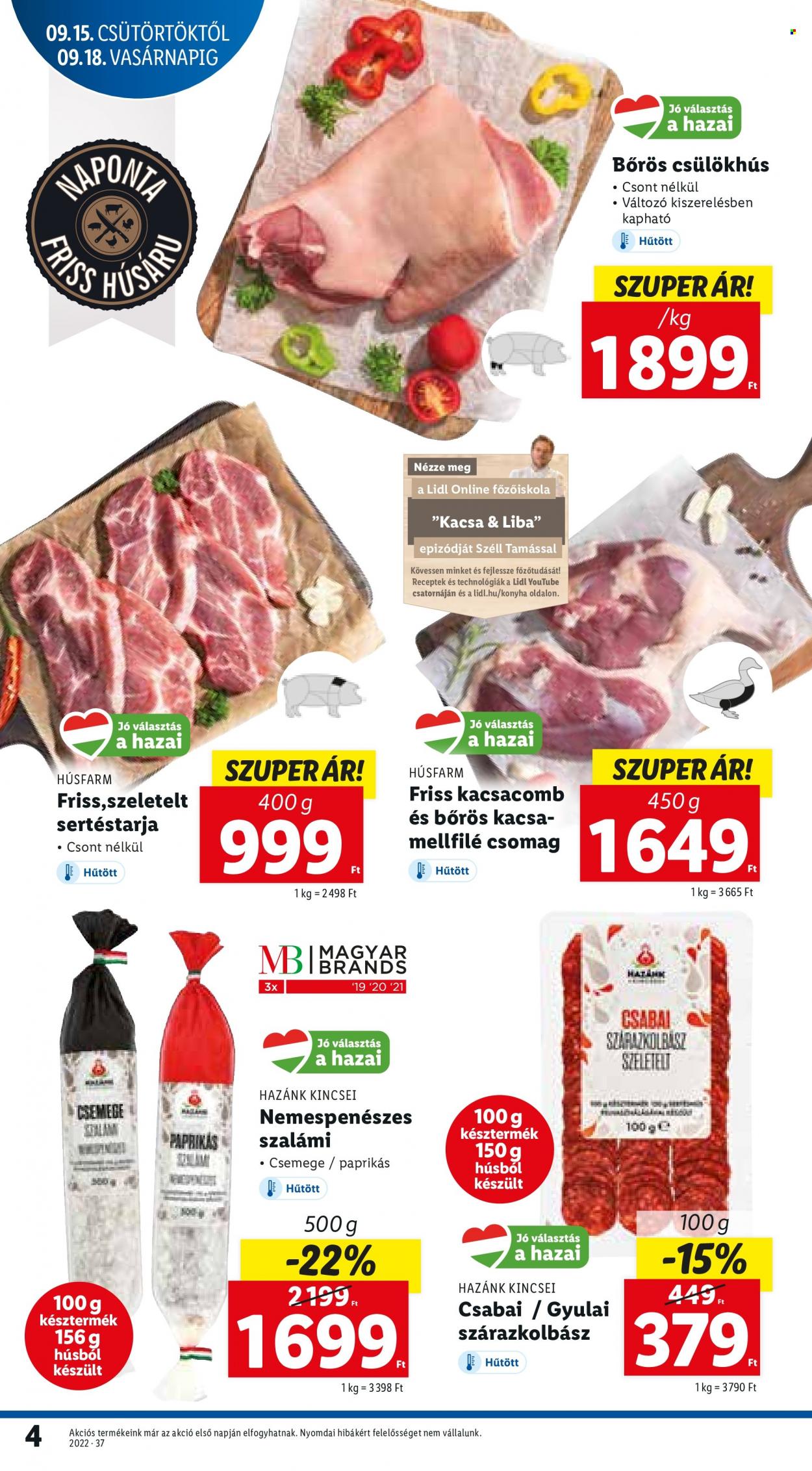 Lidl akciós újságok - 2022.09.15 - 2022.09.21. Oldal 4