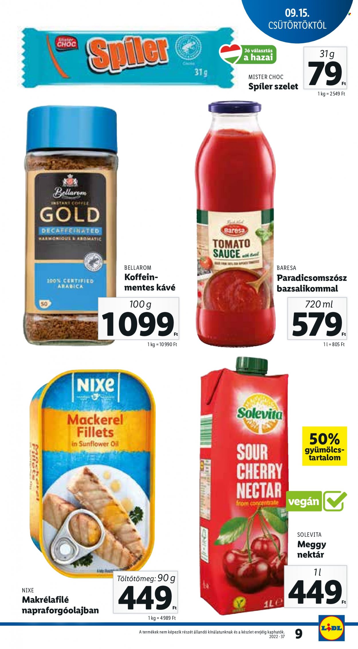 Lidl akciós újságok - 2022.09.15 - 2022.09.21. Oldal 9