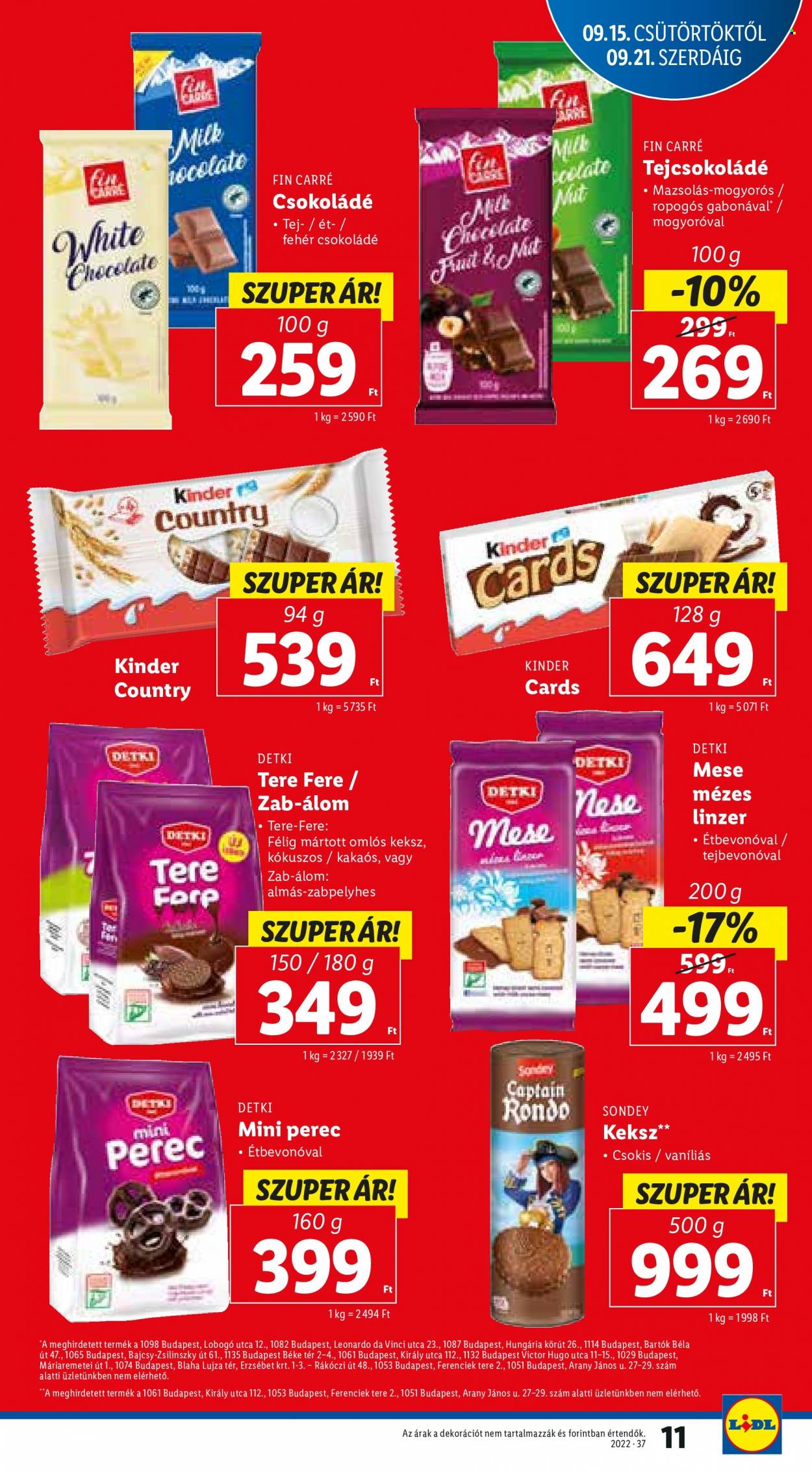Lidl akciós újságok - 2022.09.15 - 2022.09.21. Oldal 11