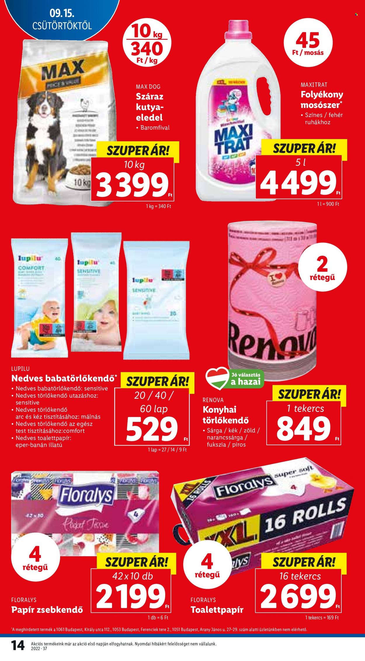 Lidl akciós újságok - 2022.09.15 - 2022.09.21. Oldal 14
