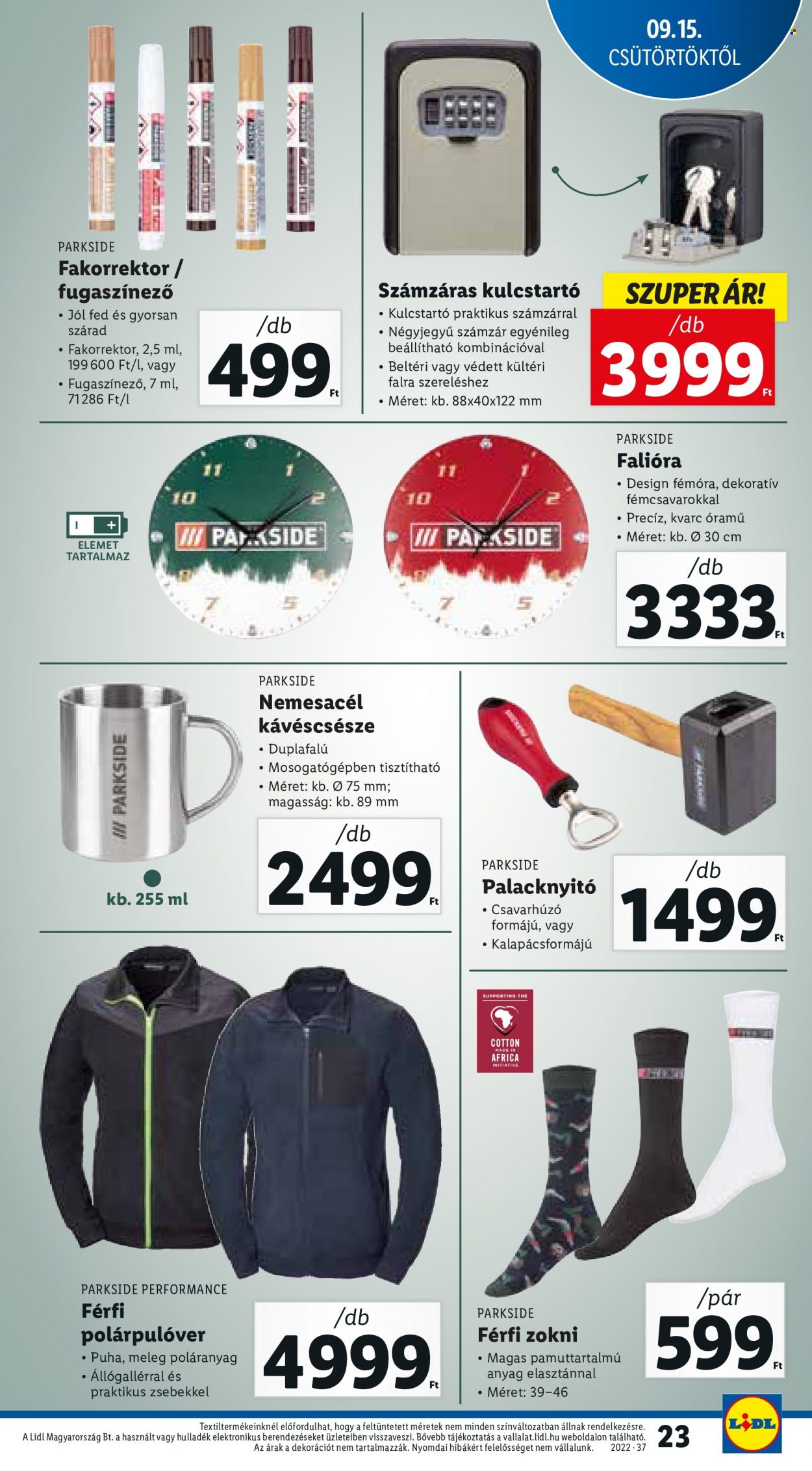 Lidl akciós újságok - 2022.09.15 - 2022.09.21. Oldal 23
