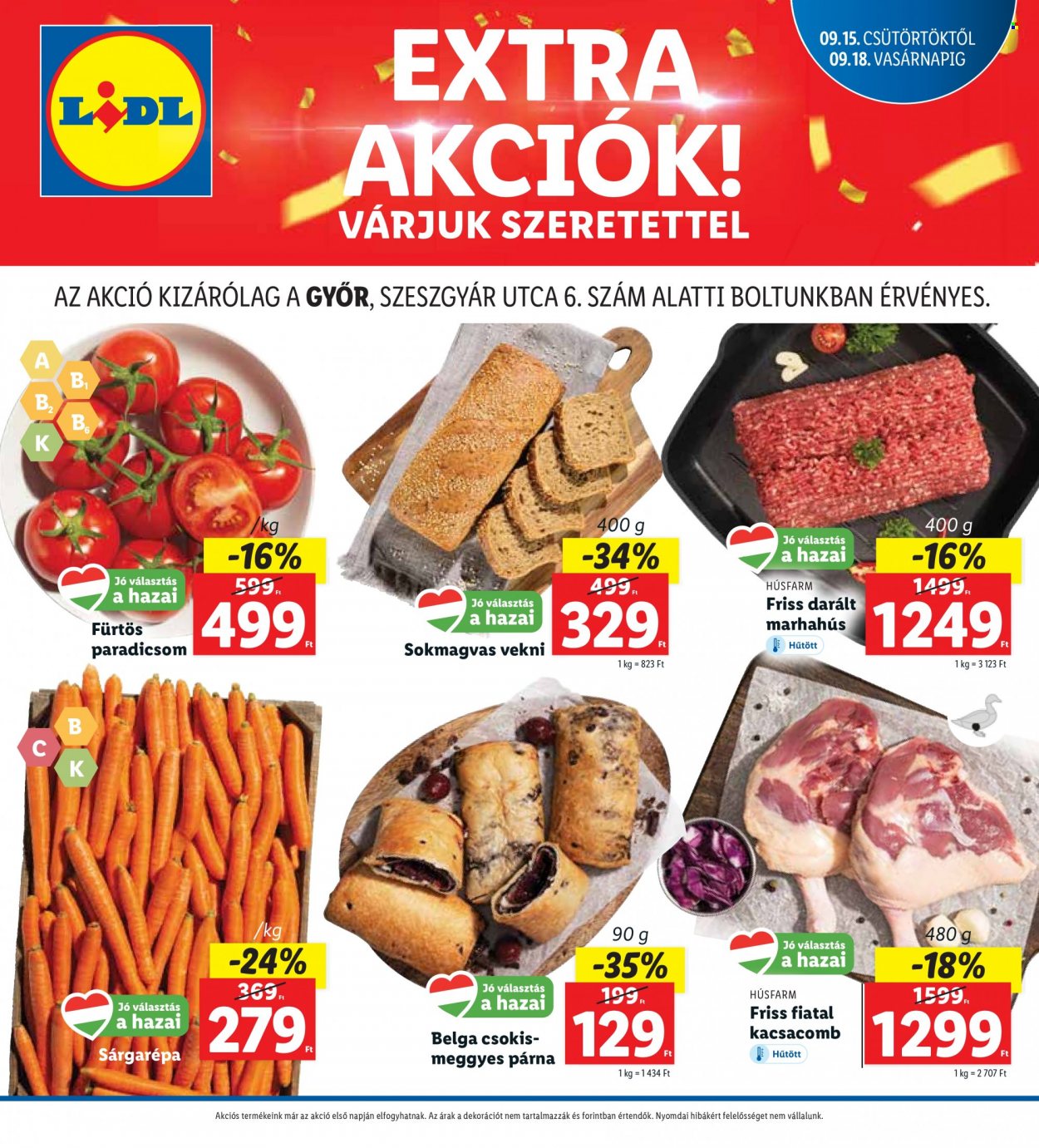 Lidl akciós újságok - 2022.09.15 - 2022.09.18. Oldal 1