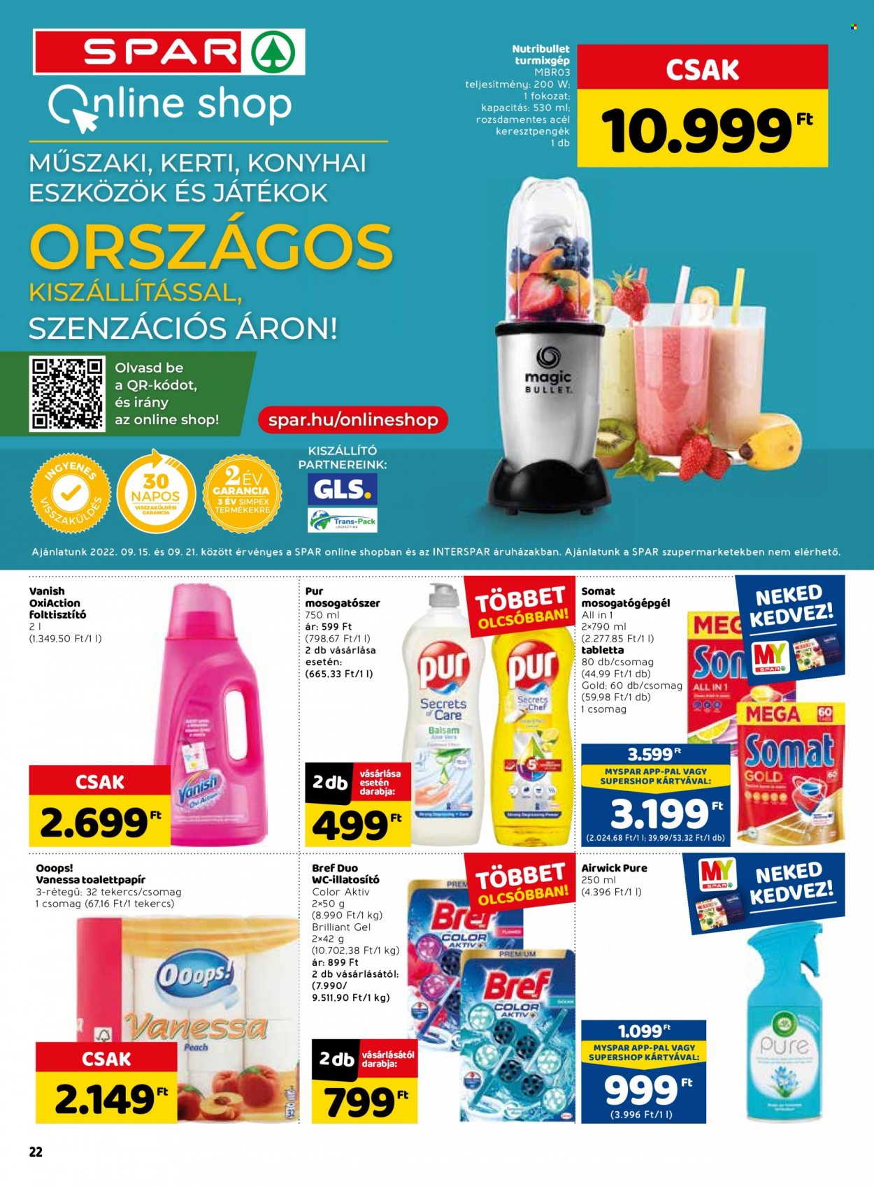 SPAR akciós újságok - 2022.09.15 - 2022.09.21. Oldal 28