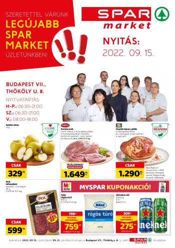 Újság SPAR market - 2022.09.15 - 2022.09.21.