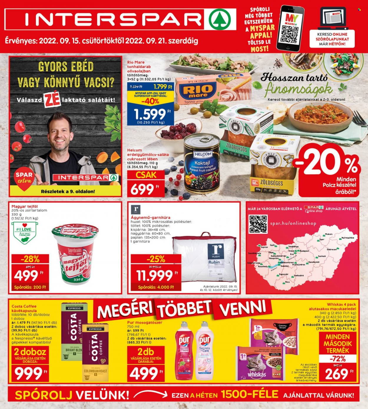 INTERSPAR akciós újságok - 2022.09.15 - 2022.09.21. Oldal 1