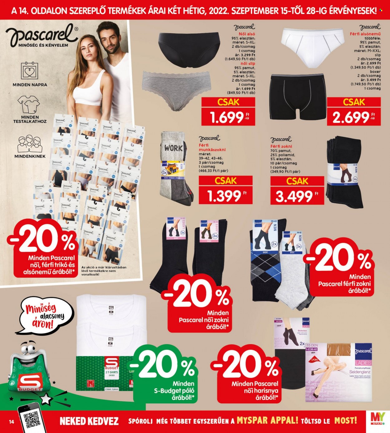INTERSPAR akciós újságok - 2022.09.15 - 2022.09.21. Oldal 20