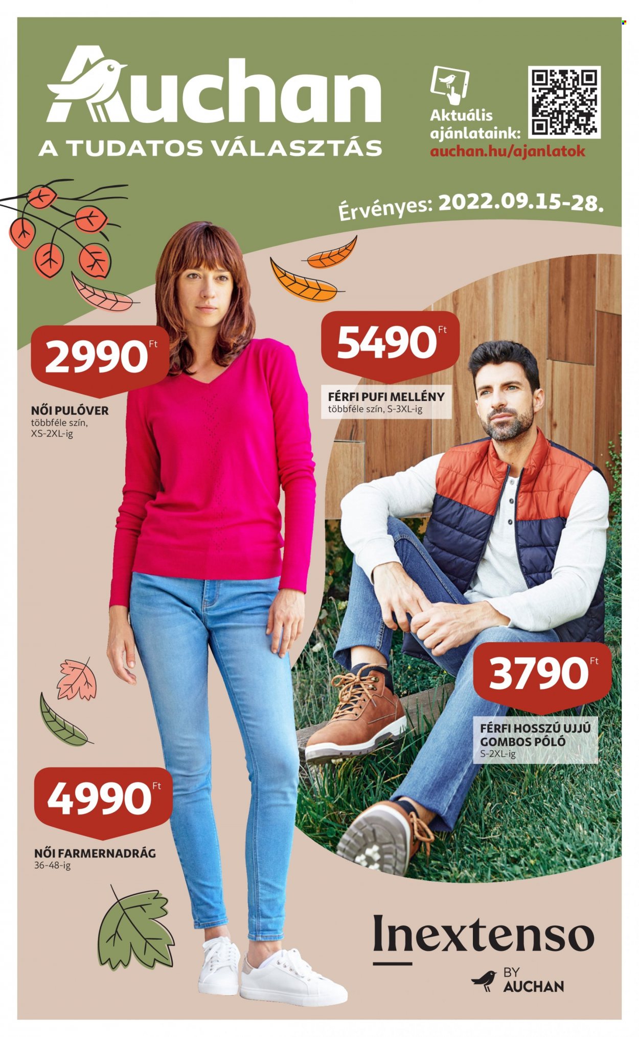 Auchan akciós újságok - 2022.09.15 - 2022.09.28. Oldal 1