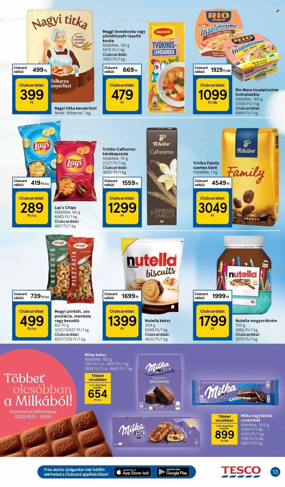 TESCO akciós újságok - 2022.09.15 - 2022.09.21. Oldal 13