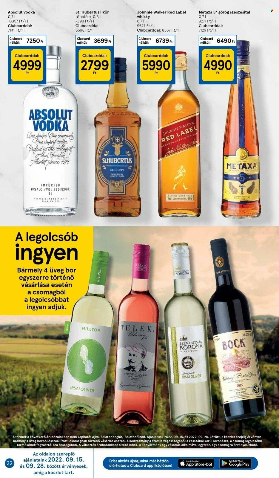 TESCO akciós újságok - 2022.09.15 - 2022.09.21. Oldal 22