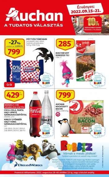 Újság Auchan - 2022.09.15 - 2022.09.21.