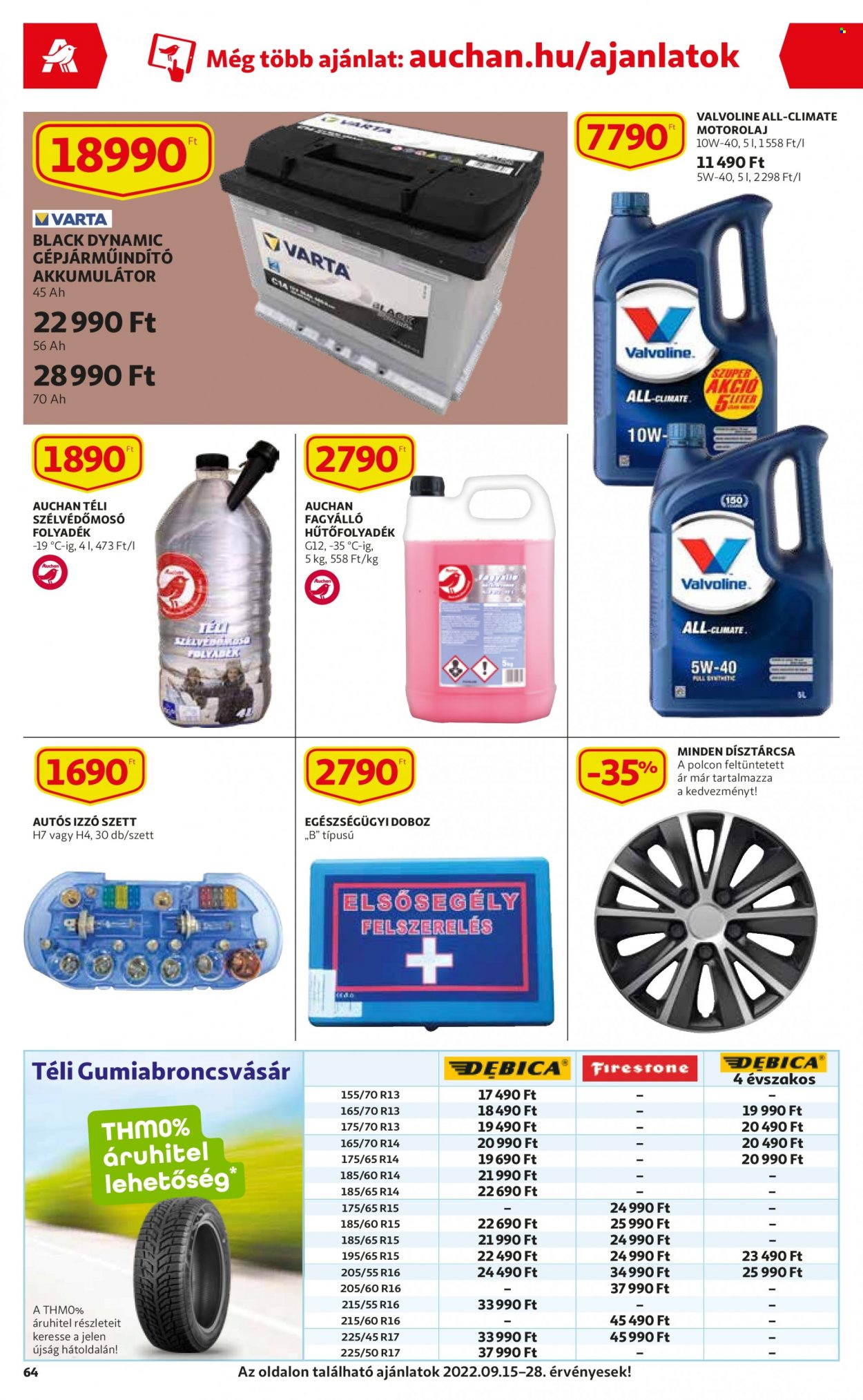 Auchan akciós újságok - 2022.09.15 - 2022.09.21. Oldal 64