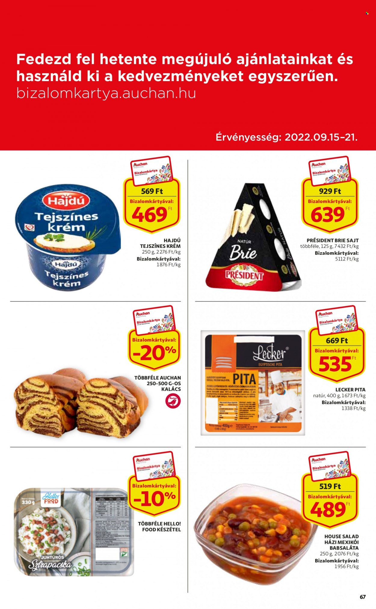 Auchan akciós újságok - 2022.09.15 - 2022.09.21. Oldal 67