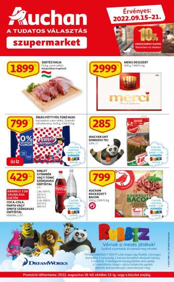 Újság Auchan - 2022.09.15 - 2022.09.21.