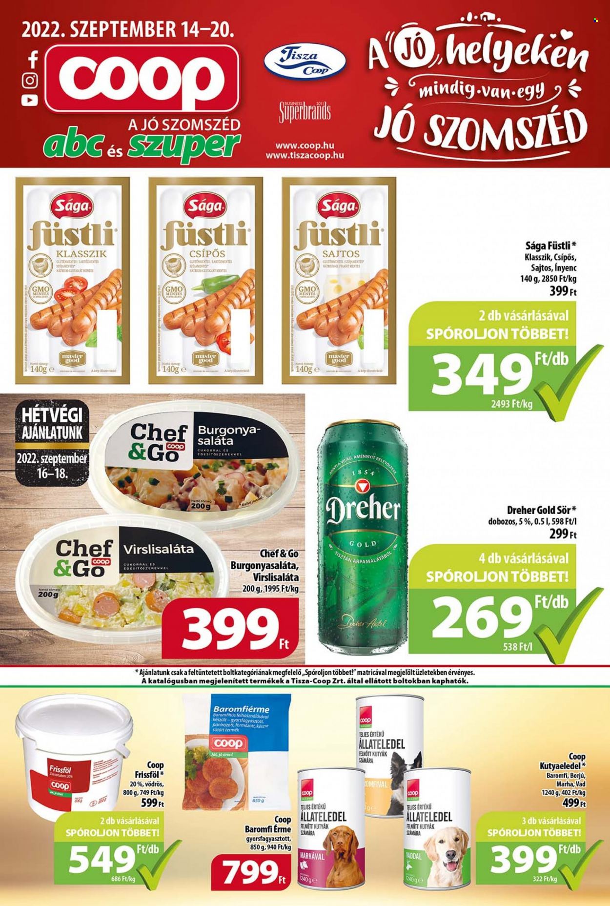 Coop akciós újságok - 2022.09.14 - 2022.09.20. Oldal 1