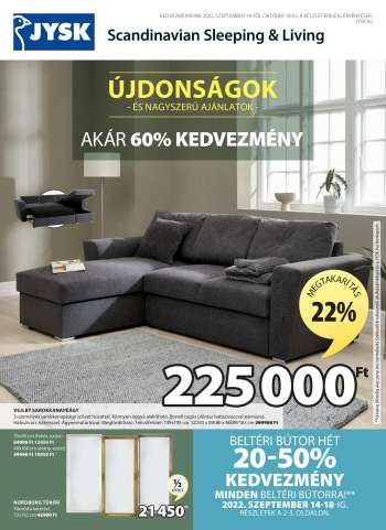 Újság JYSK - 2022.09.14 - 2022.10.18.