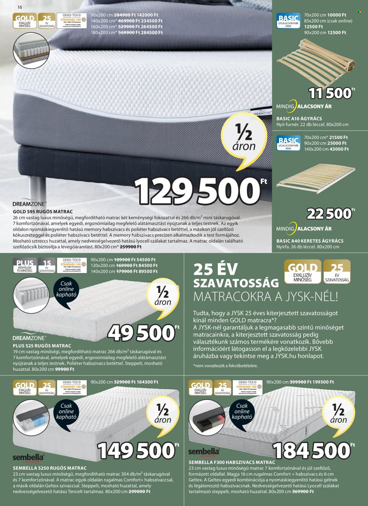 JYSK akciós újságok - 2022.09.14 - 2022.10.18. Oldal 16
