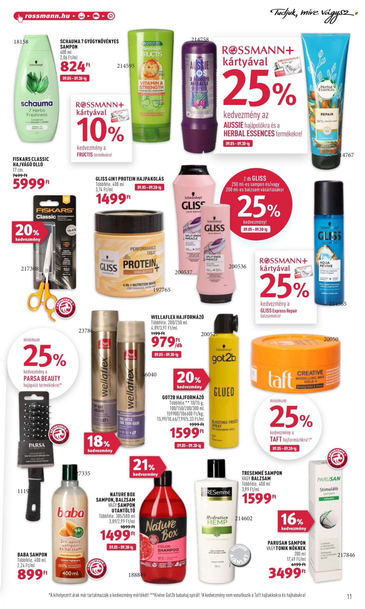 Rossmann akciós újságok - 2022.09.19 - 2022.09.30. Oldal 11