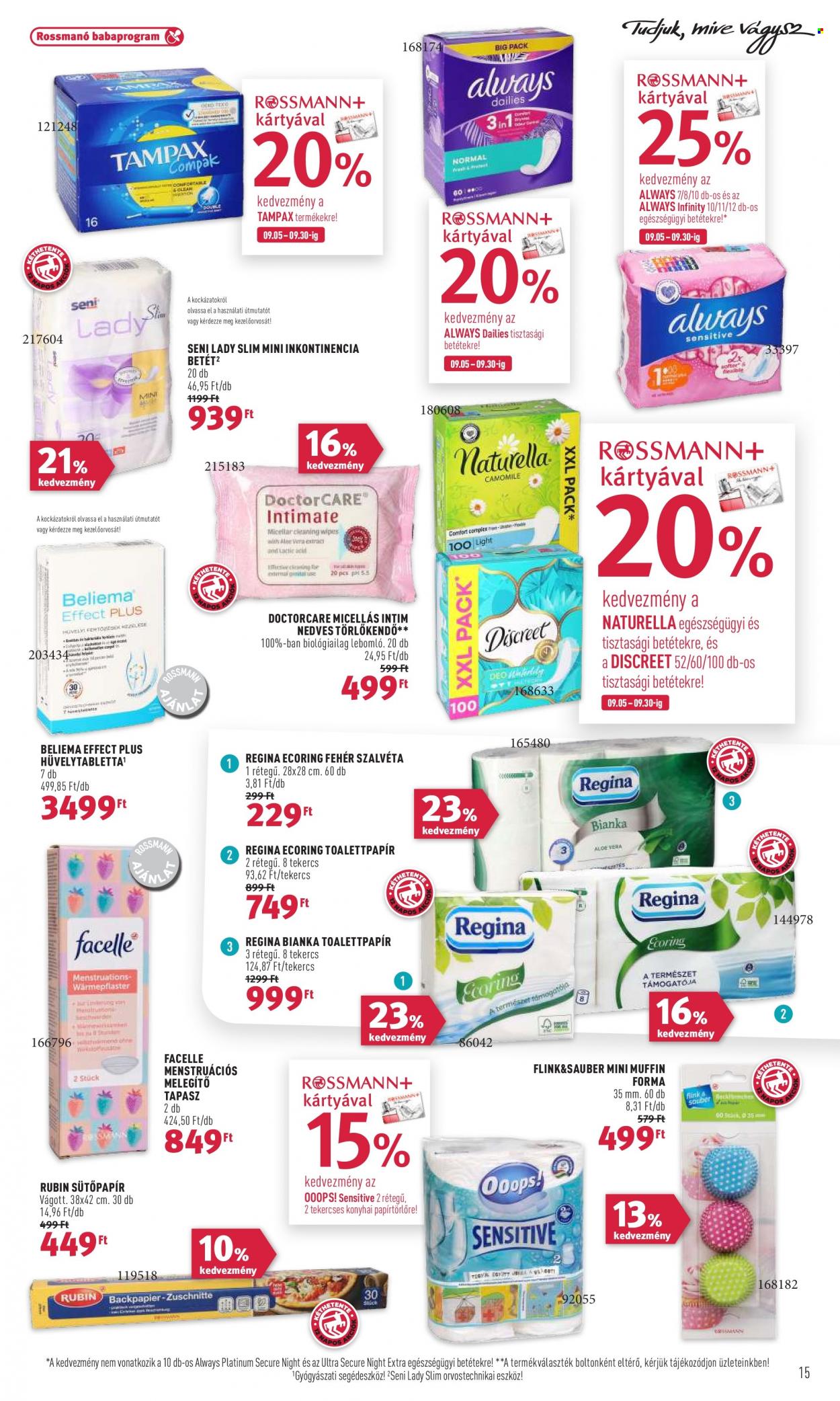 Rossmann akciós újságok - 2022.09.19 - 2022.09.30. Oldal 15