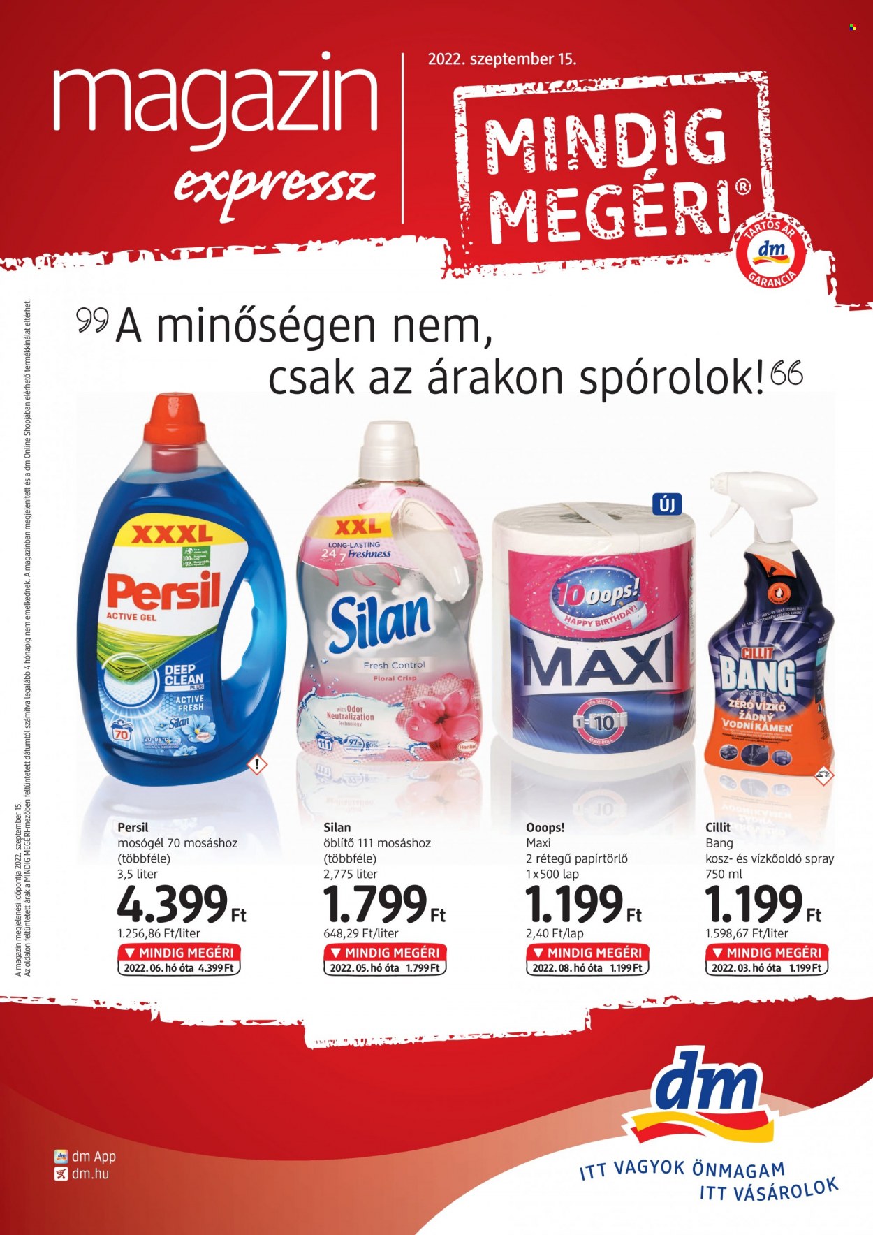 dm drogerie markt akciós újságok - 2022.09.01 - 2022.09.30. Oldal 1