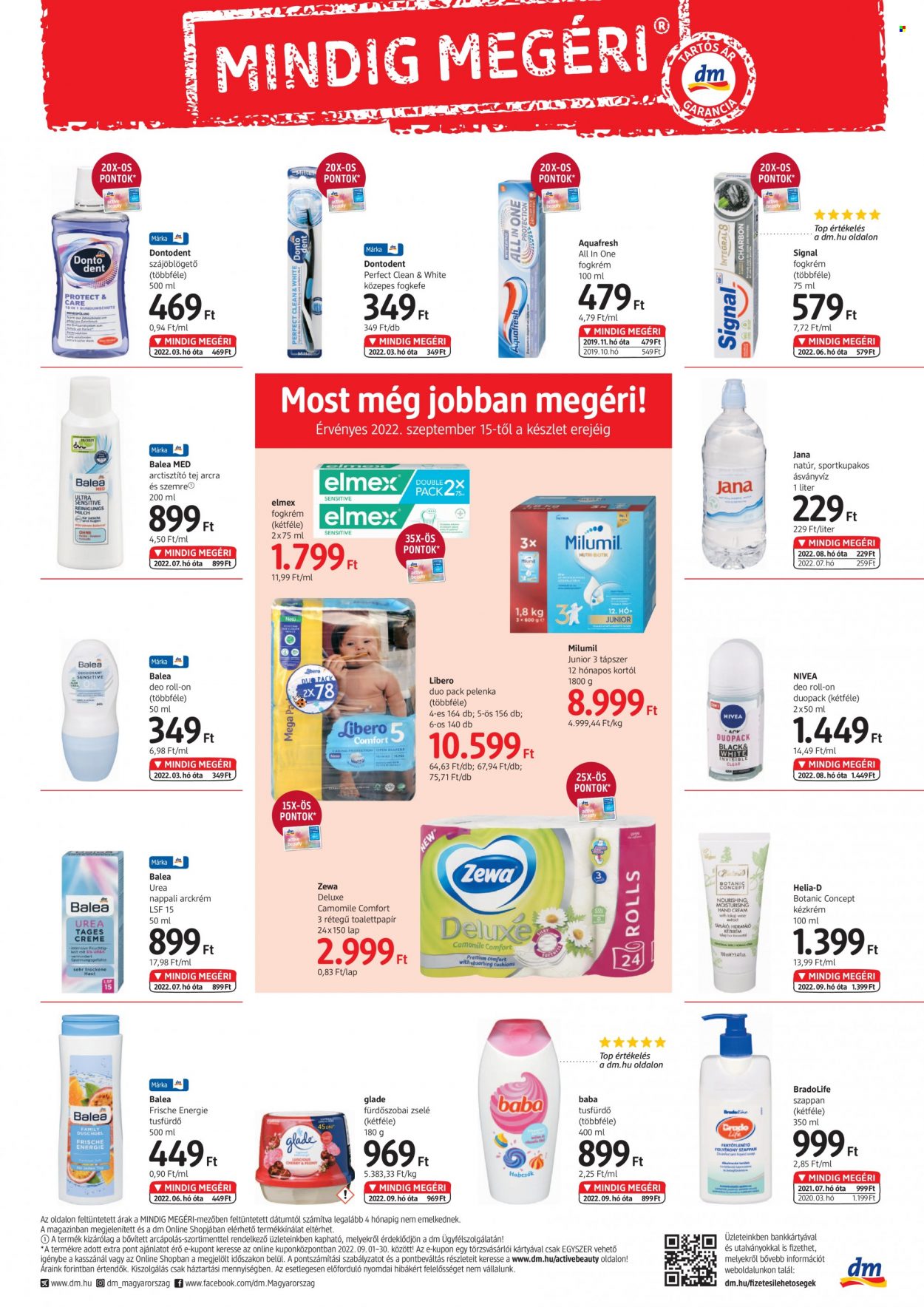 dm drogerie markt akciós újságok - 2022.09.01 - 2022.09.30. Oldal 4