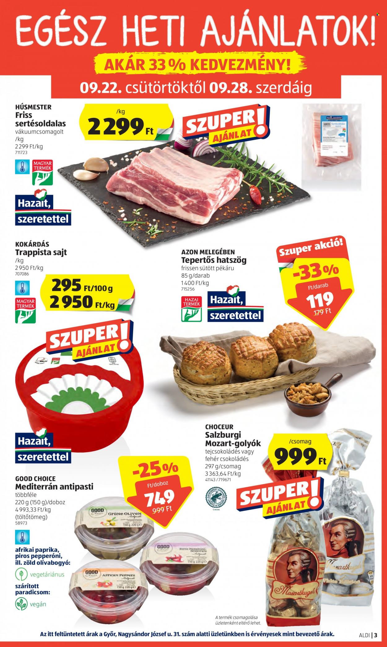 Aldi akciós újságok - 2022.09.22 - 2022.09.28. Oldal 3