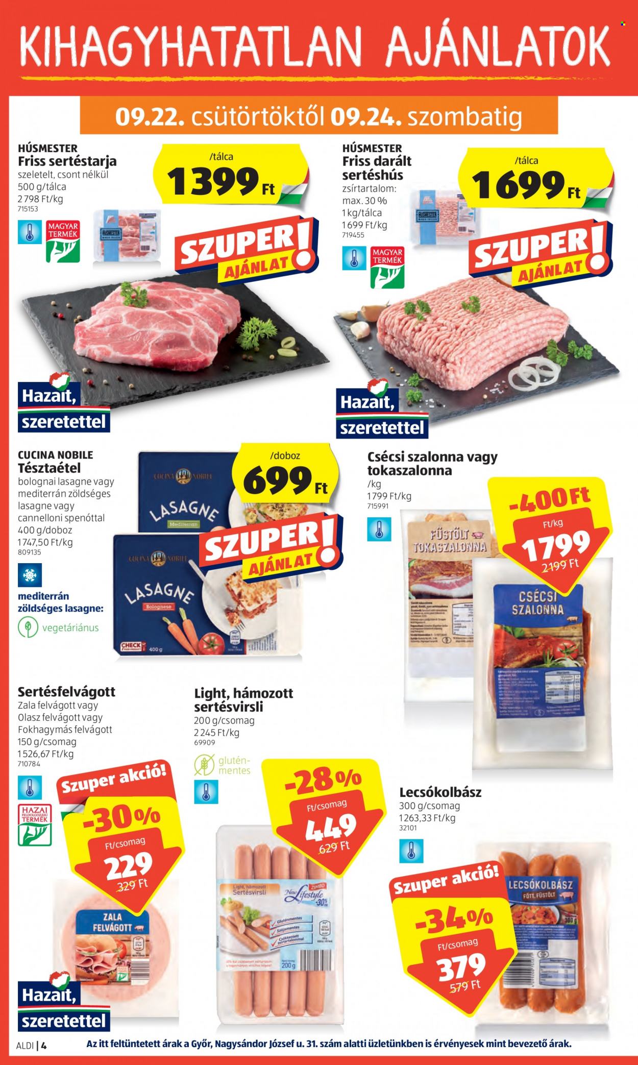 Aldi akciós újságok - 2022.09.22 - 2022.09.28. Oldal 4