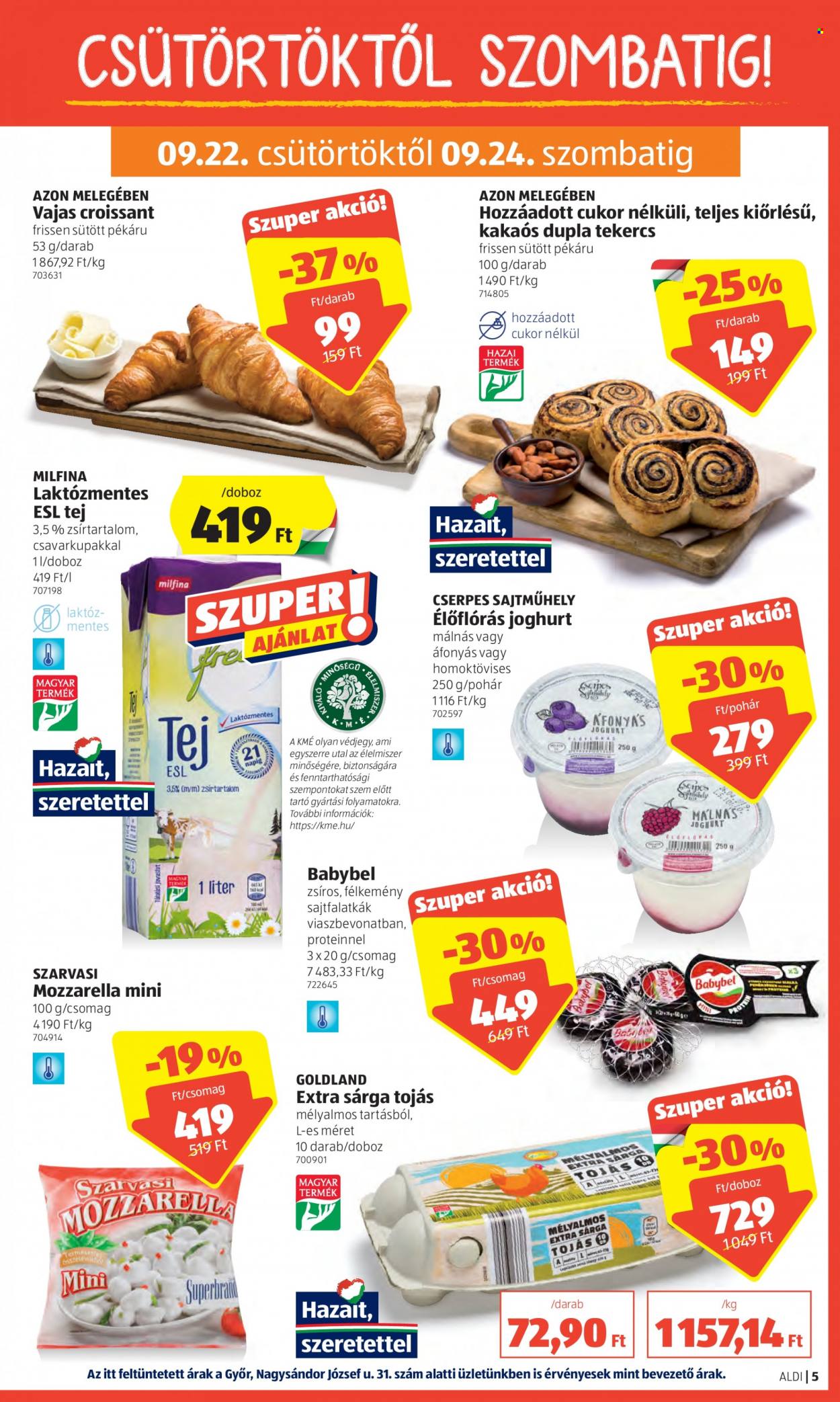 Aldi akciós újságok - 2022.09.22 - 2022.09.28. Oldal 5