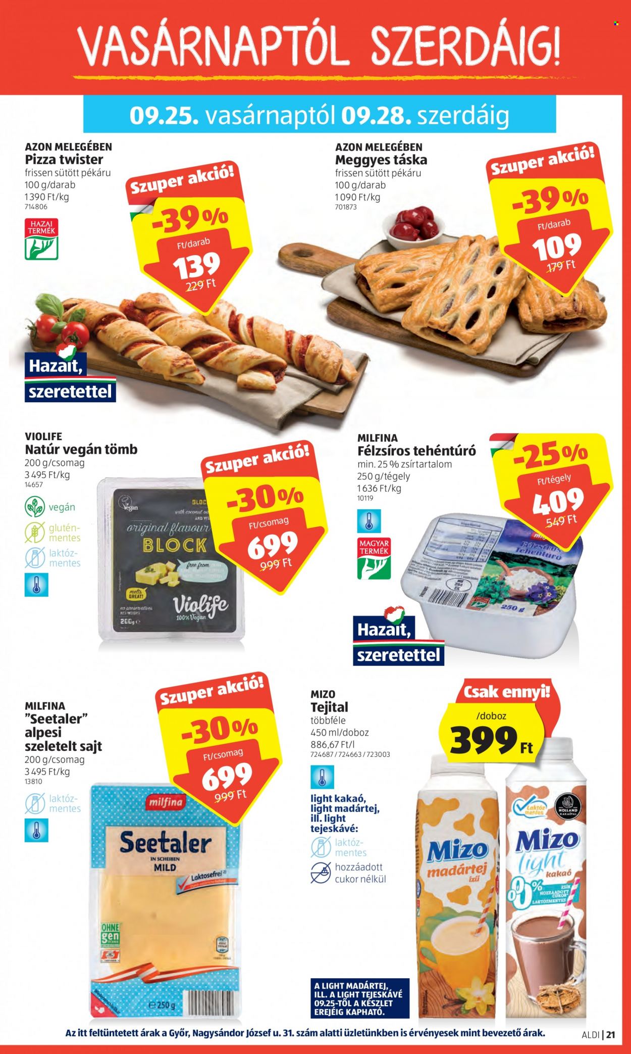 Aldi akciós újságok - 2022.09.22 - 2022.09.28. Oldal 21