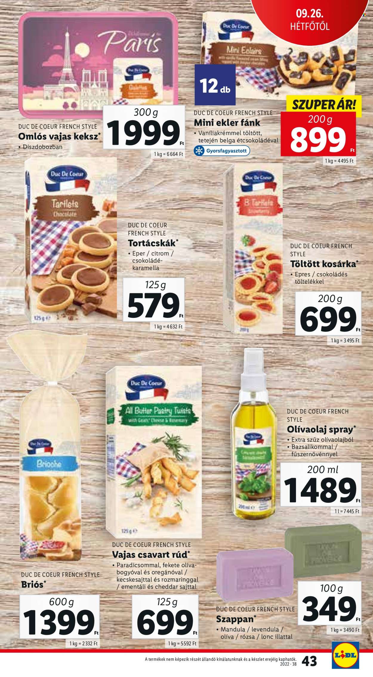 Lidl akciós újságok - 2022.09.22 - 2022.09.28. Oldal 43