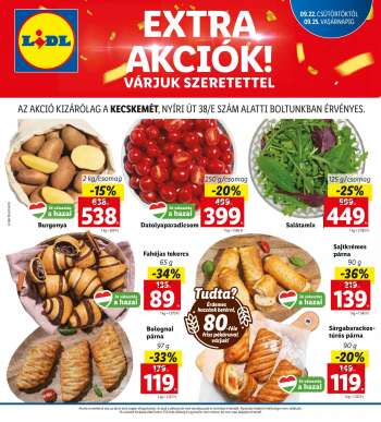 Újság Lidl - 2022.09.22 - 2022.09.25.