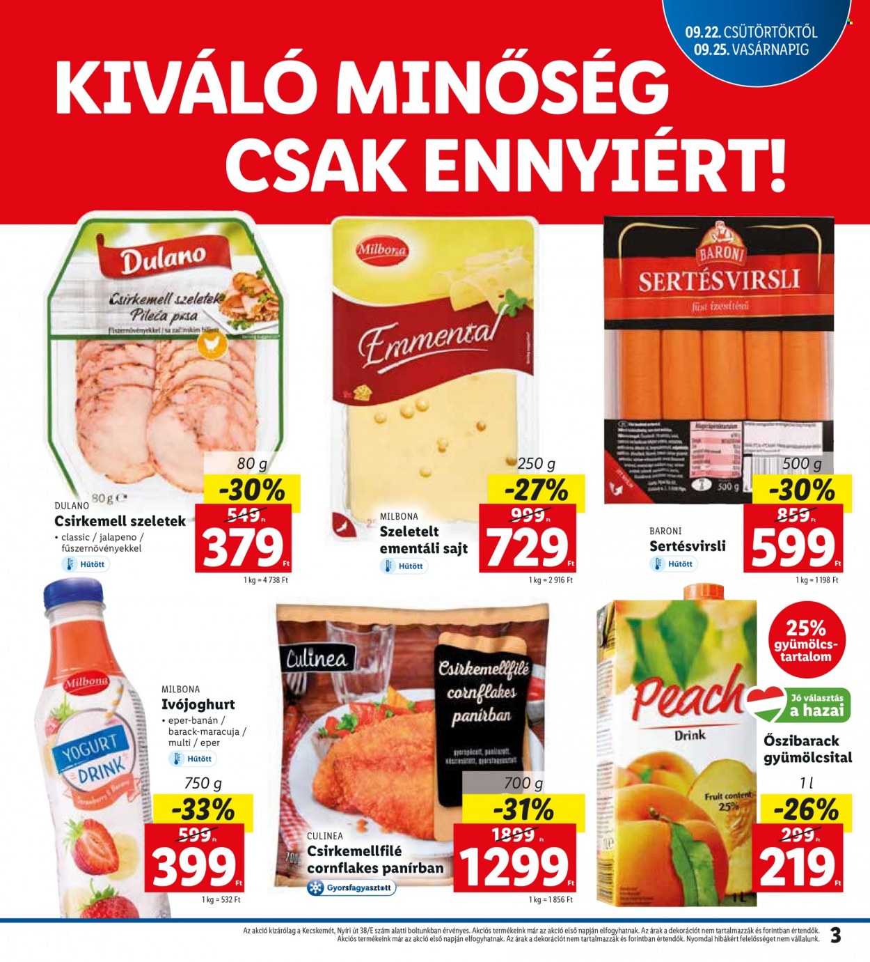 Lidl akciós újságok - 2022.09.22 - 2022.09.25. Oldal 3