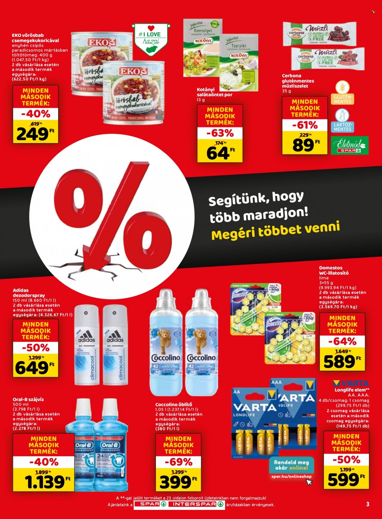 SPAR akciós újságok - 2022.09.22 - 2022.09.28. Oldal 3