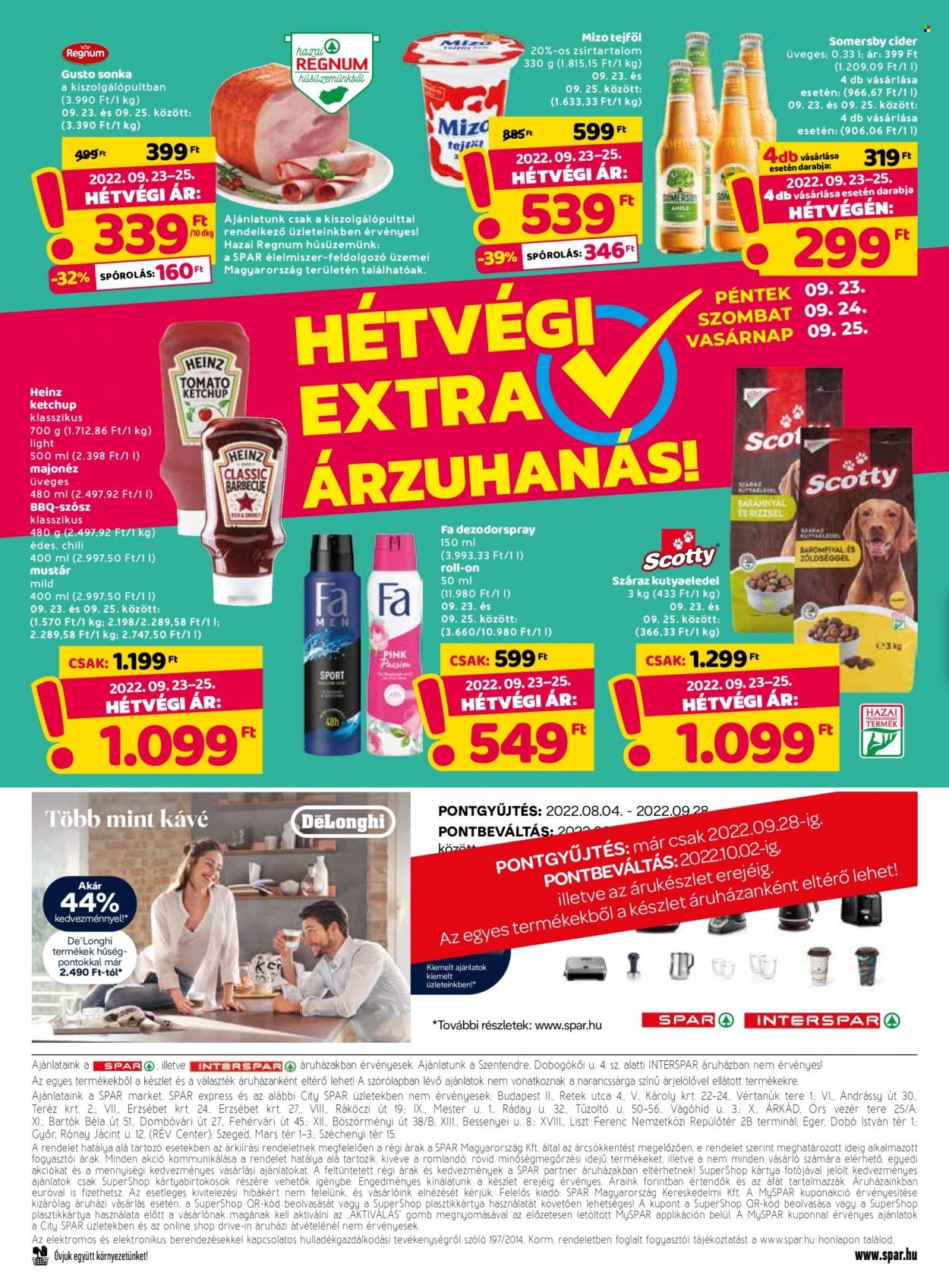 SPAR akciós újságok - 2022.09.22 - 2022.09.28. Oldal 30