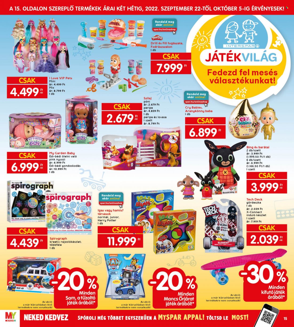 INTERSPAR akciós újságok - 2022.09.22 - 2022.09.28. Oldal 21