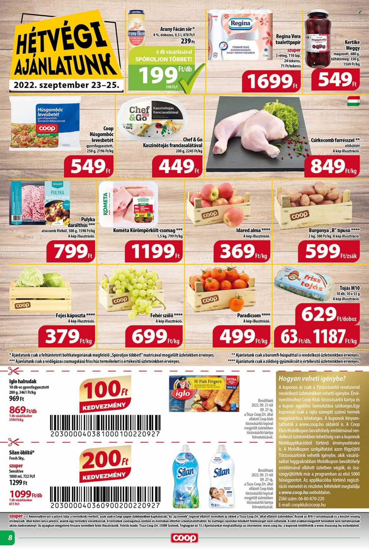Coop akciós újságok - 2022.09.21 - 2022.09.27. Oldal 8