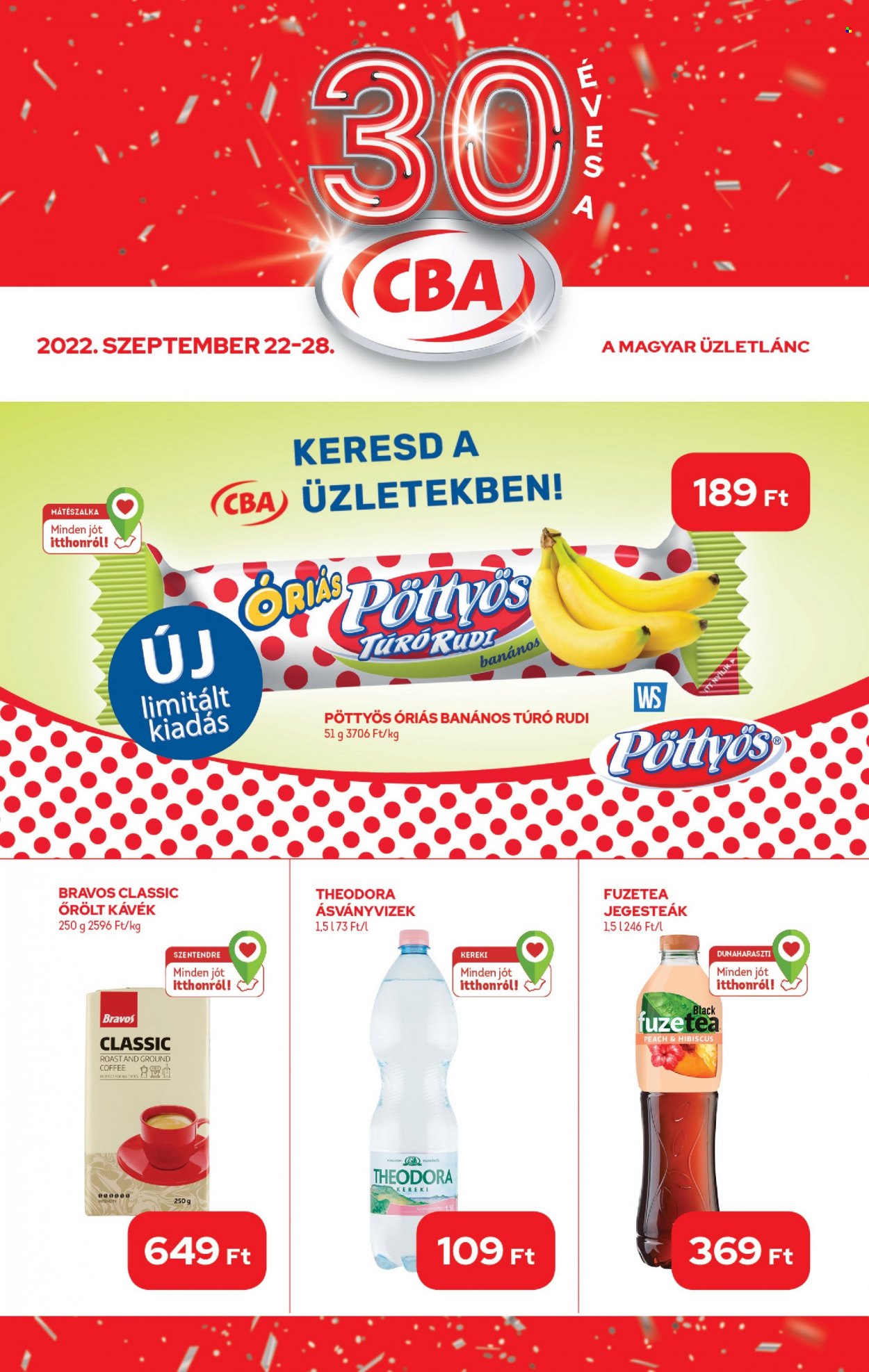 CBA akciós újságok - 2022.09.22 - 2022.09.28. Oldal 1