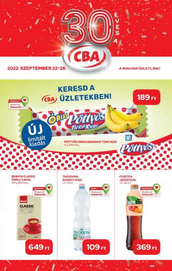 Újság CBA - 2022.09.22 - 2022.09.28.