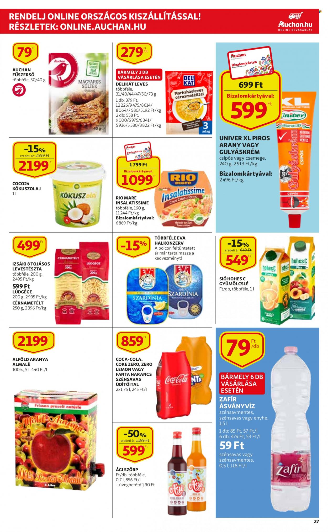 Auchan akciós újságok - 2022.09.22 - 2022.09.28. Oldal 27