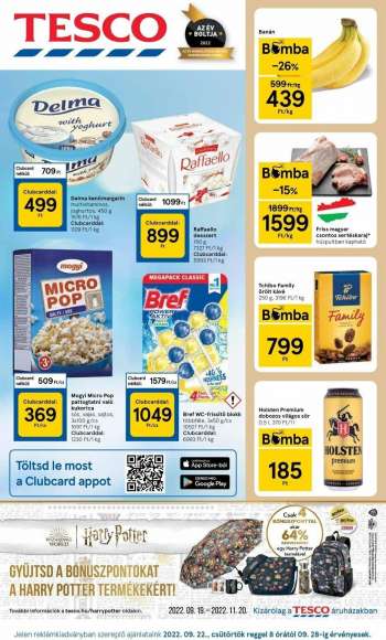 Újság TESCO - 2022.09.22 - 2022.09.28.