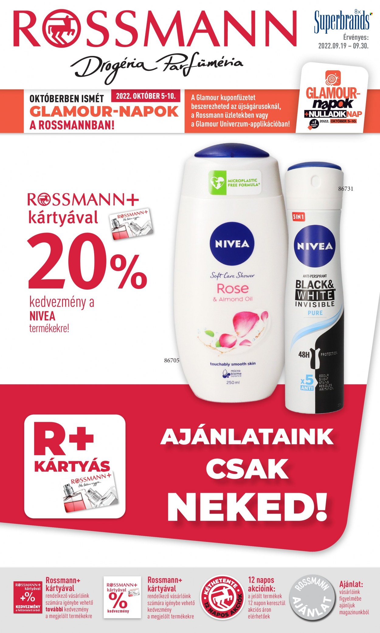 Rossmann akciós újságok - 2022.09.19 - 2022.09.30. Oldal 1