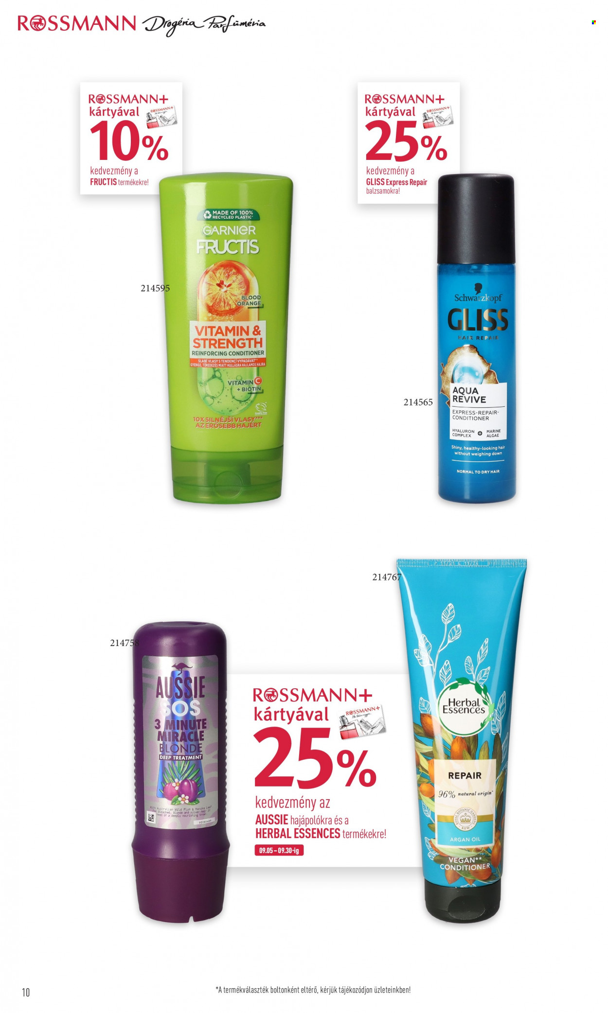 Rossmann akciós újságok - 2022.09.19 - 2022.09.30. Oldal 10