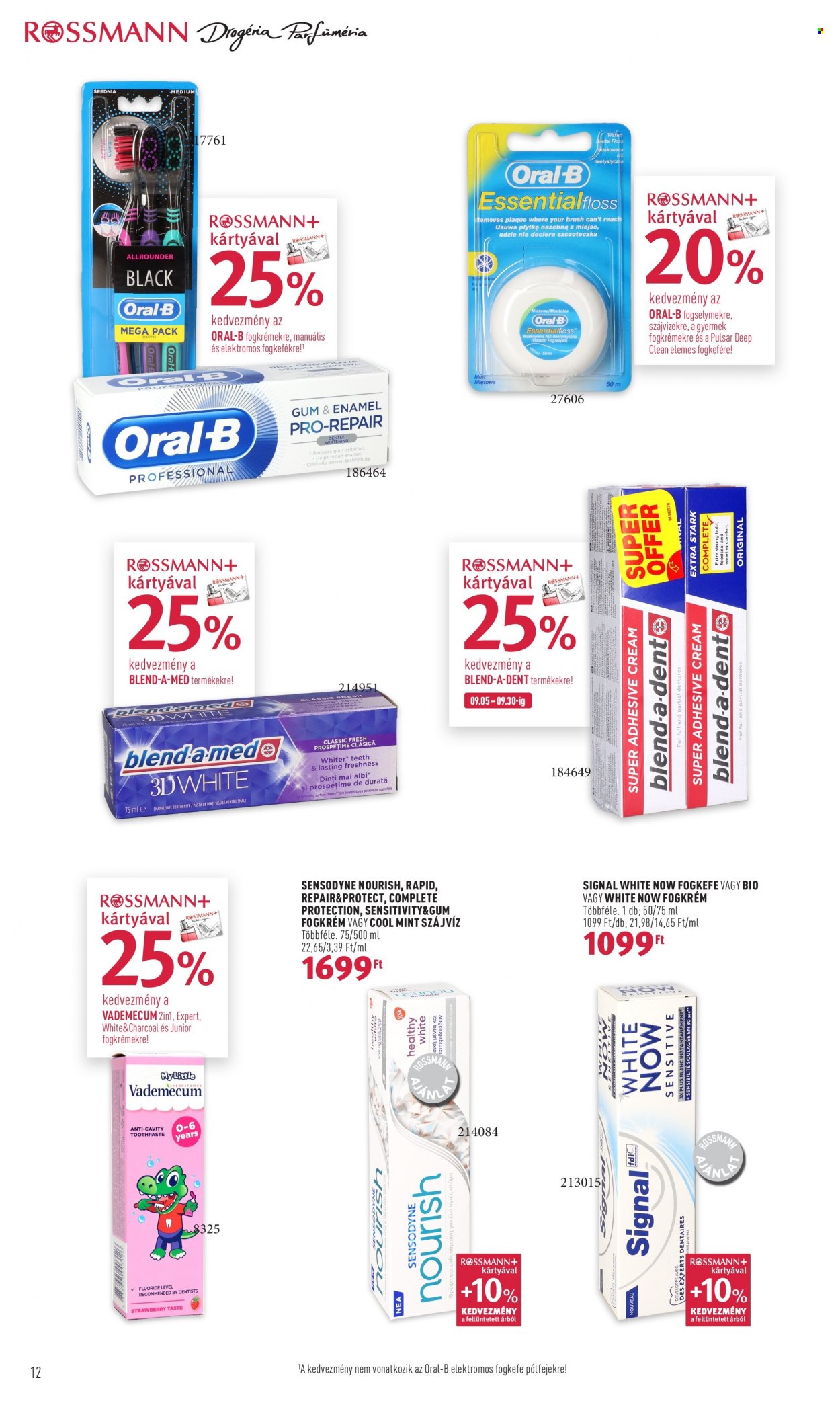 Rossmann akciós újságok - 2022.09.19 - 2022.09.30. Oldal 12