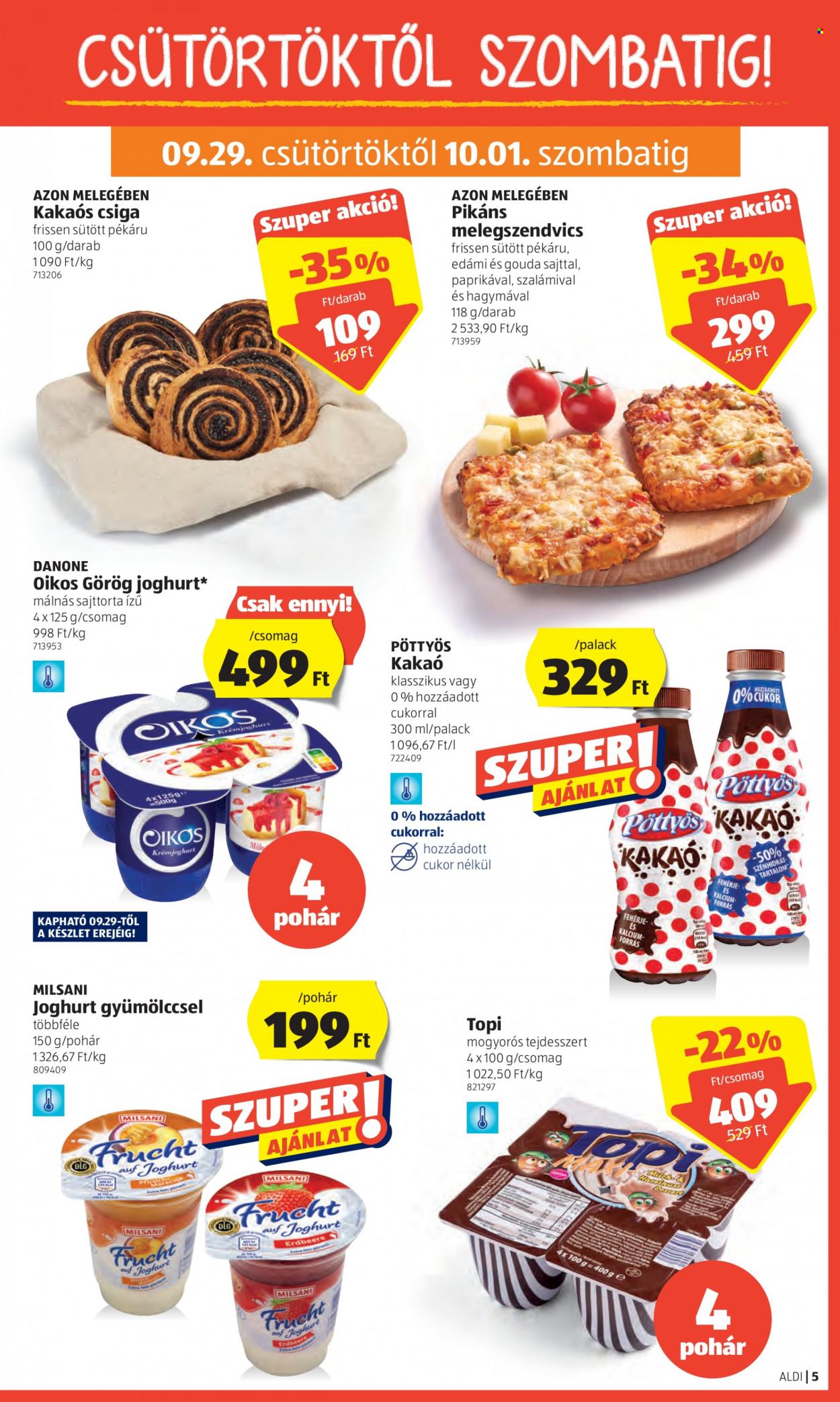 Aldi akciós újságok - 2022.09.29 - 2022.10.05. Oldal 5