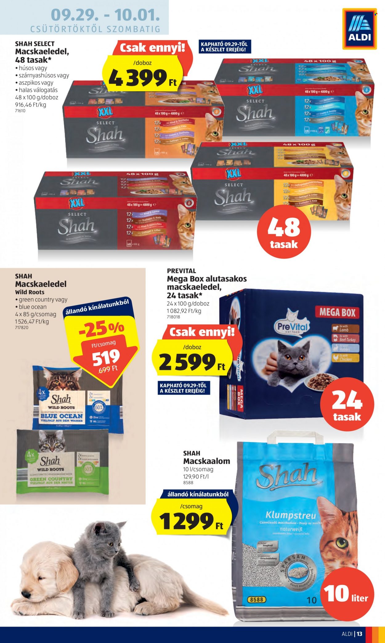 Aldi akciós újságok - 2022.09.29 - 2022.10.05. Oldal 13