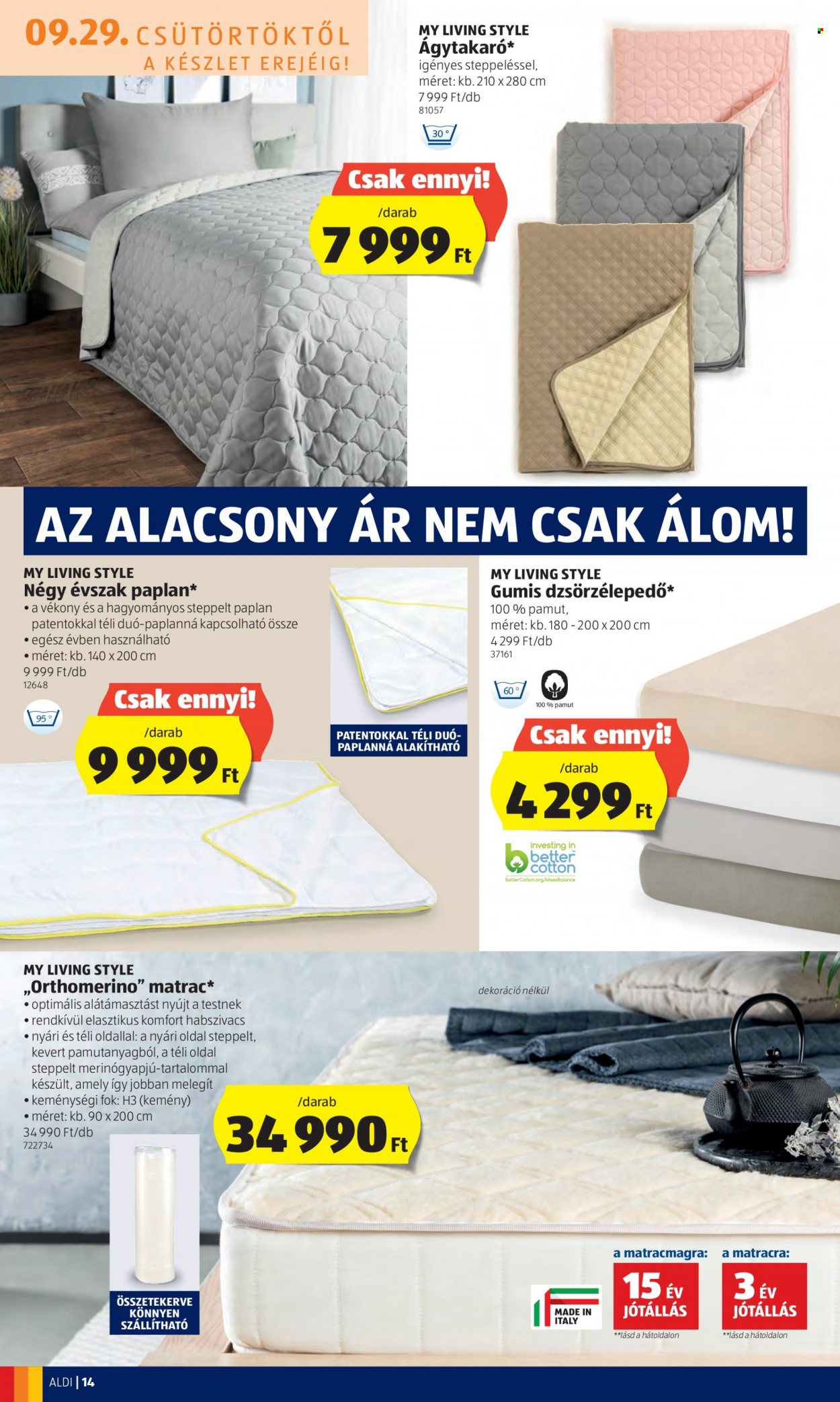 Aldi akciós újságok - 2022.09.29 - 2022.10.05. Oldal 14