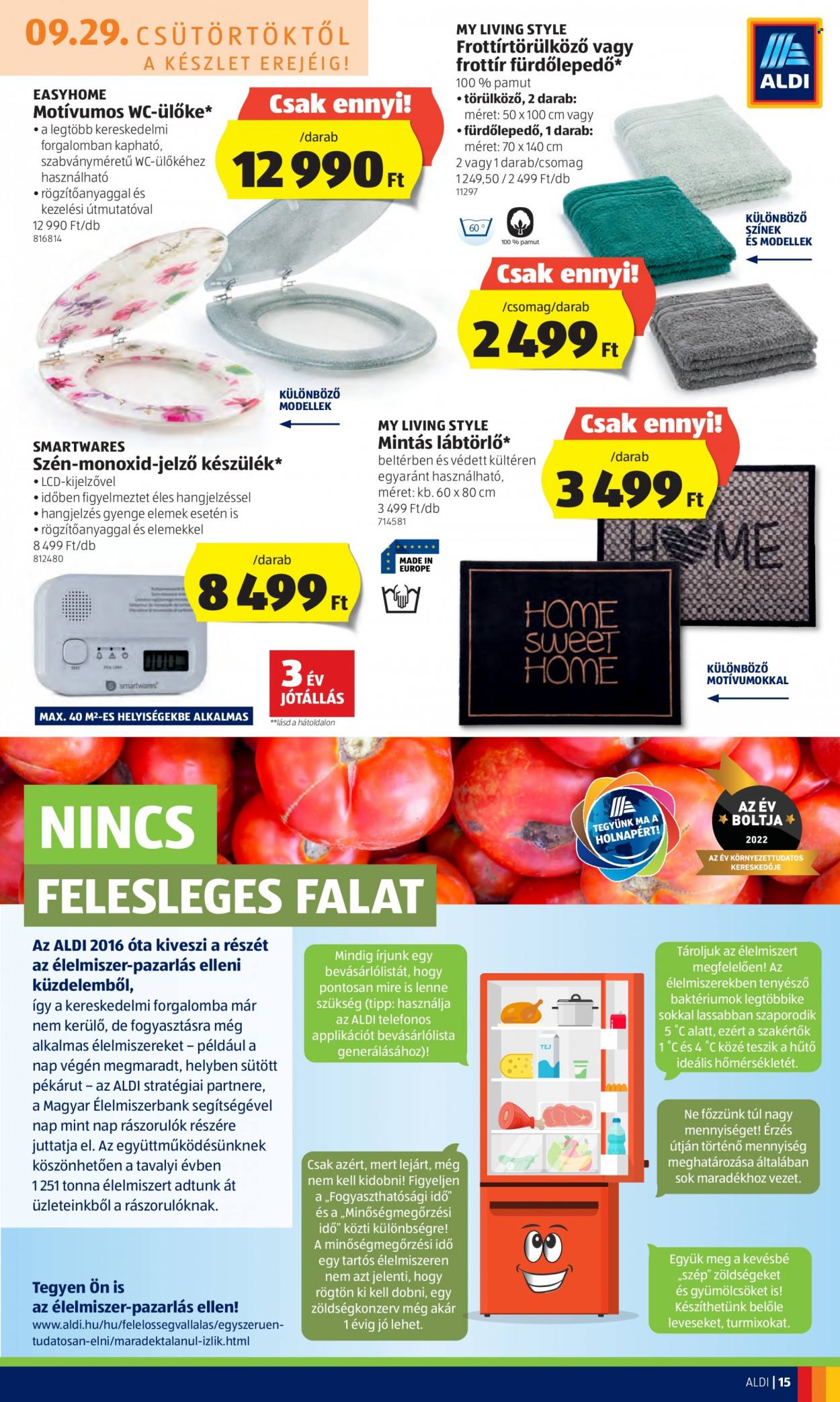 Aldi akciós újságok - 2022.09.29 - 2022.10.05. Oldal 15