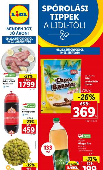 Újság Lidl - 2022.09.29 - 2022.10.05.