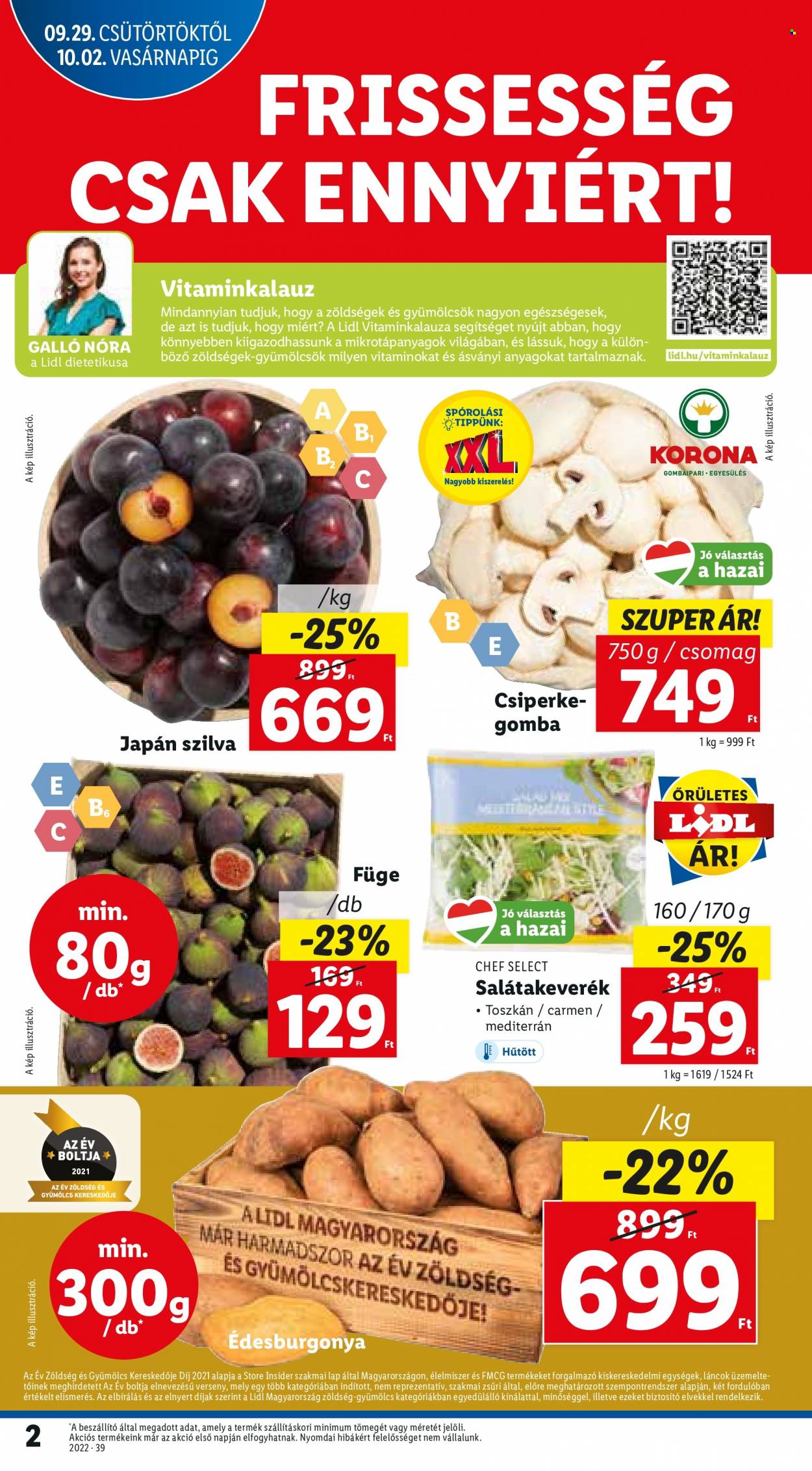 Lidl akciós újságok - 2022.09.29 - 2022.10.05. Oldal 2